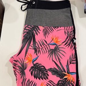 Hurley Pink Floral Board Shorts